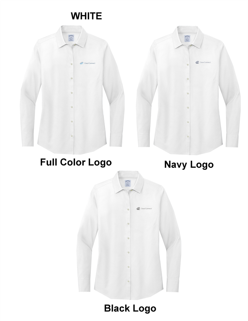 Brooks Brother Ladies Pinpoint Shirt-CCBB18001