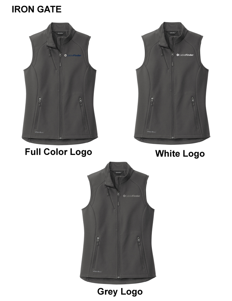 Ladies Soft Shell Vest-Cable Finder