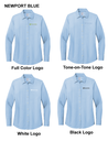 Brooks Brother Ladies Pinpoint Shirt-INNBB18001