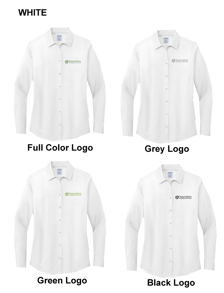 Brooks Brother Ladies Pinpoint Shirt-INNBB18001