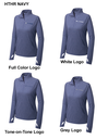 Sport-Tek Ladies Sport Wick Stretch 1/4-Zip Pullover FINLST850