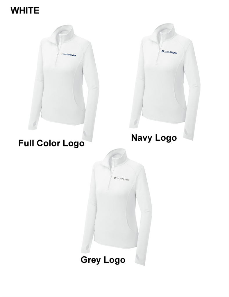 Sport-Tek Ladies Sport Wick Stretch 1/4-Zip Pullover FINLST850