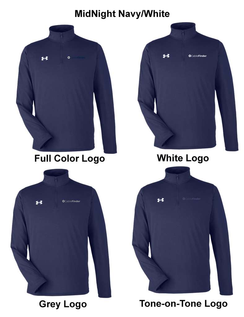 Under Armour Mens Team Tech L/S 1/4 Zip - FIN1376844