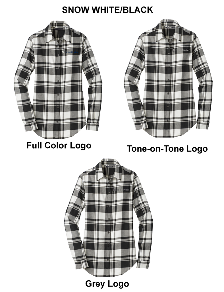 Port Authority Ladies Plaid Flannel Shirt FINLW668