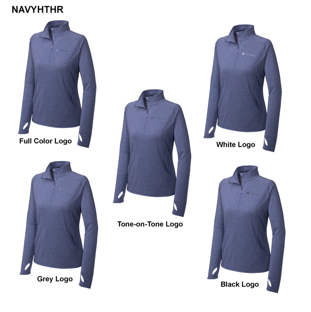 Sport-Tek Ladies Sport Wick Stretch 1/4-Zip Pullover CCLST850