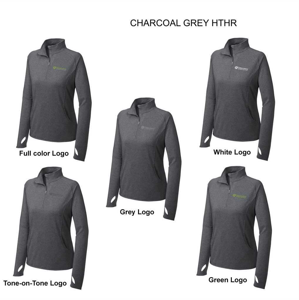 Sport-Tek Ladies Sport Wick Stretch 1/4-Zip Pullover INNLST850