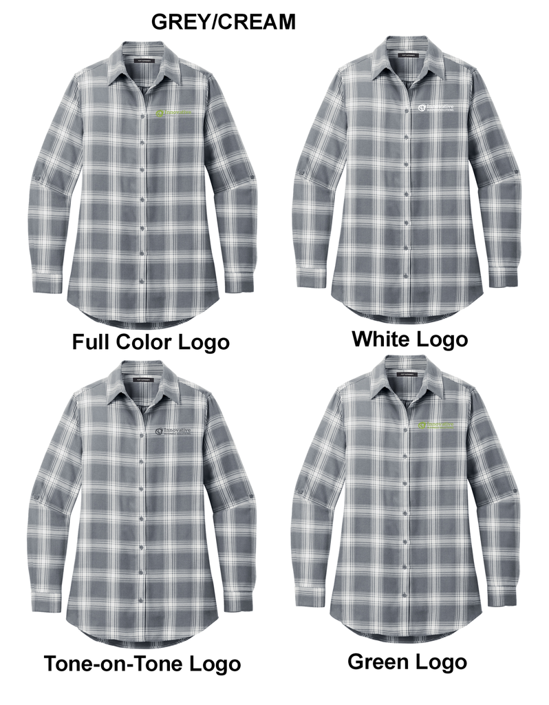 Port Authority Ladies Plaid Flannel Shirt INNLW668