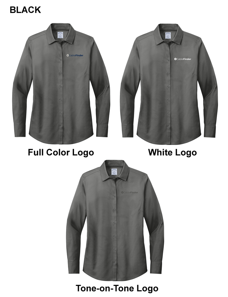 Brooks Brother Ladies Pinpoint Shirt-FINBB18001