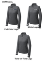 Sport-Tek Ladies Sport Wick Stretch 1/4-Zip Pullover FINLST850