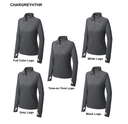 Sport-Tek Ladies Sport Wick Stretch 1/4-Zip Pullover CCLST850