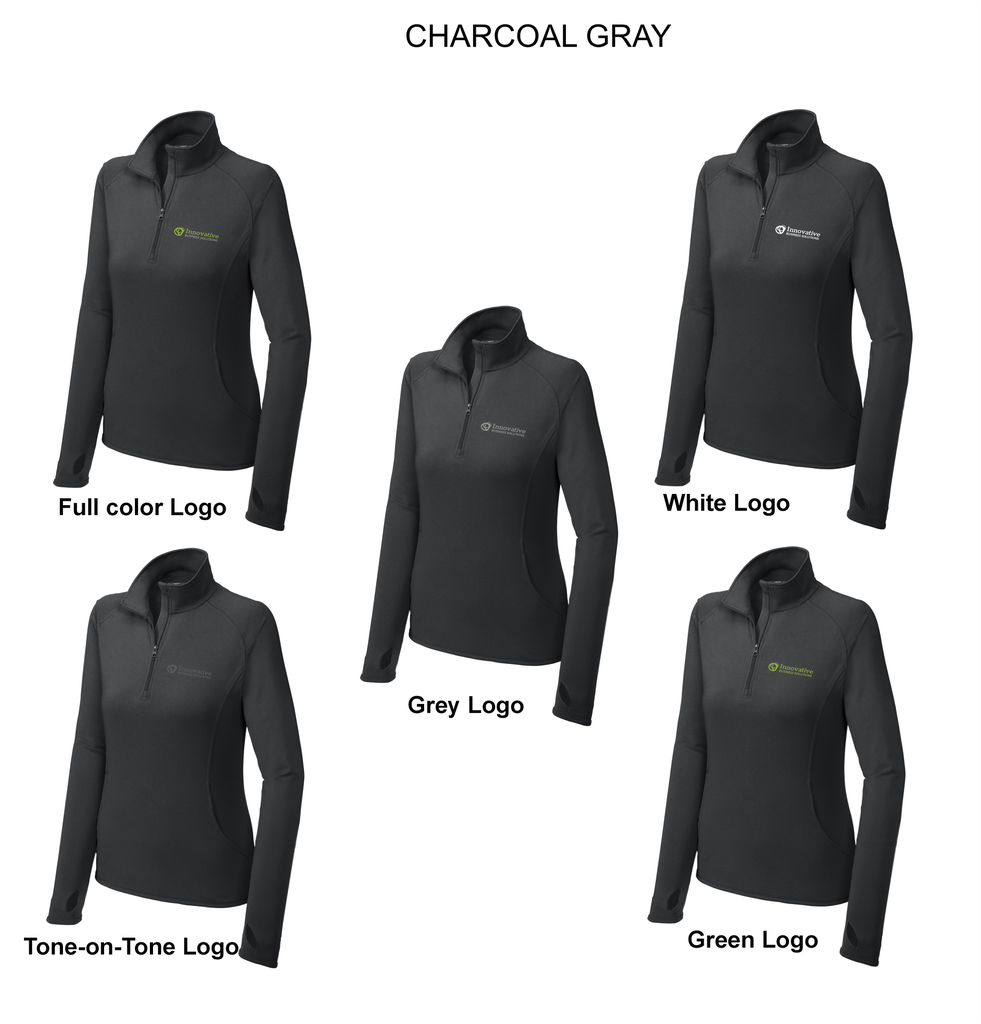 Sport-Tek Ladies Sport Wick Stretch 1/4-Zip Pullover INNLST850