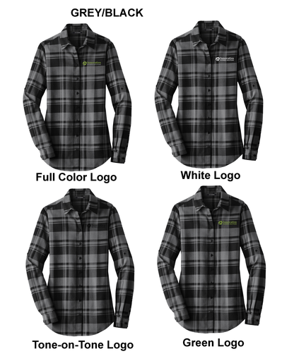 Port Authority Ladies Plaid Flannel Shirt INNLW668